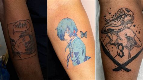 If you want a modern aesthetic, a 3D tattoo is a cool choice that can create a stunning visual effect and animate your skin. . Anime wrist tattoos